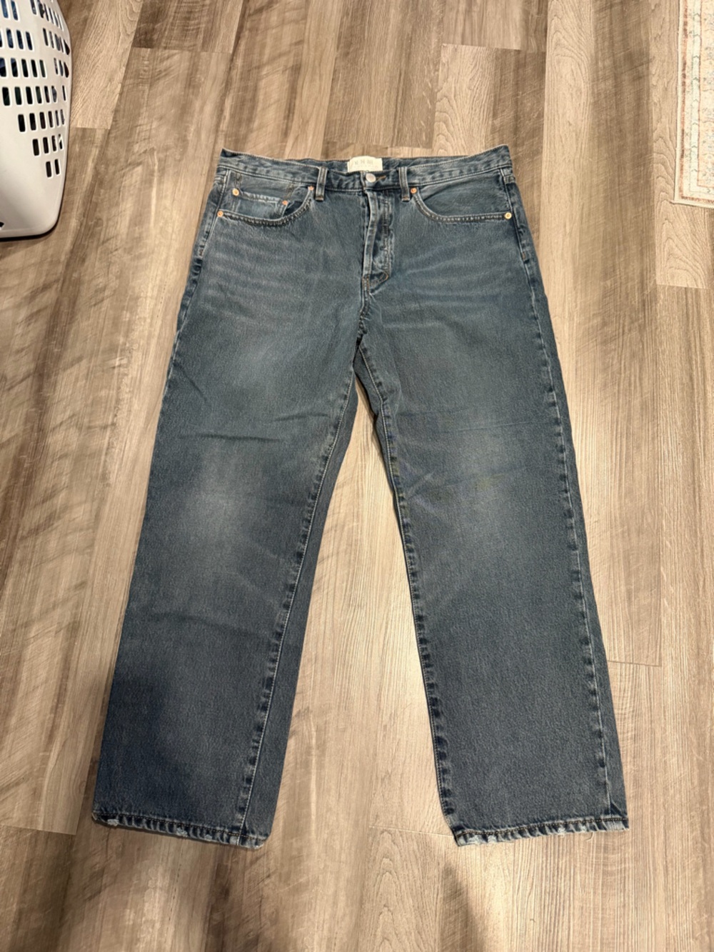 Free People We the Free Straight Leg Dark Jeans Size 31